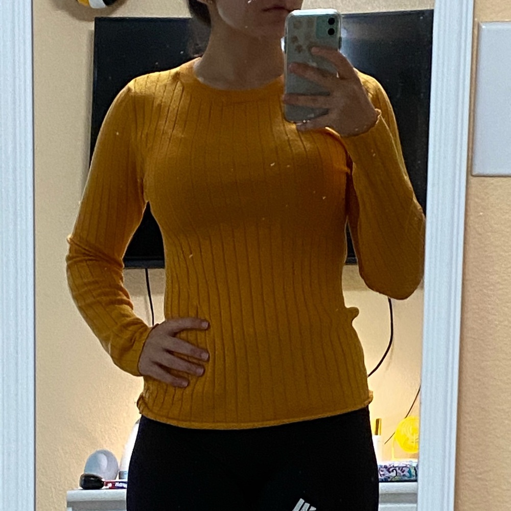 Yellow sweater